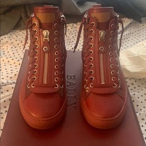 Bally sneakers high end calf leather